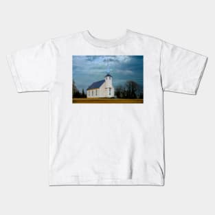 Rural Church DeSable, P.E.I. Canada Kids T-Shirt